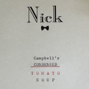 The Andy Warhol by Nick Butler [Lmtd. /25]